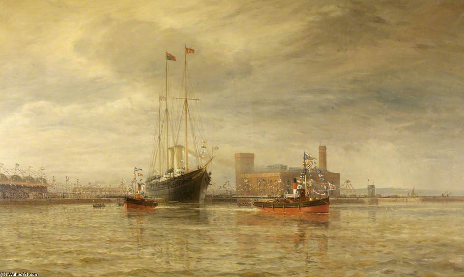 Opening Of The Royal Edward Dock — Arthur Wilde Parsons