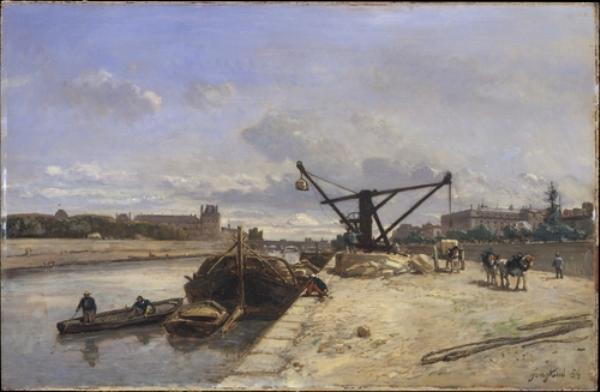 View From The Quai D'orsay — Johan Barthold Jongkind