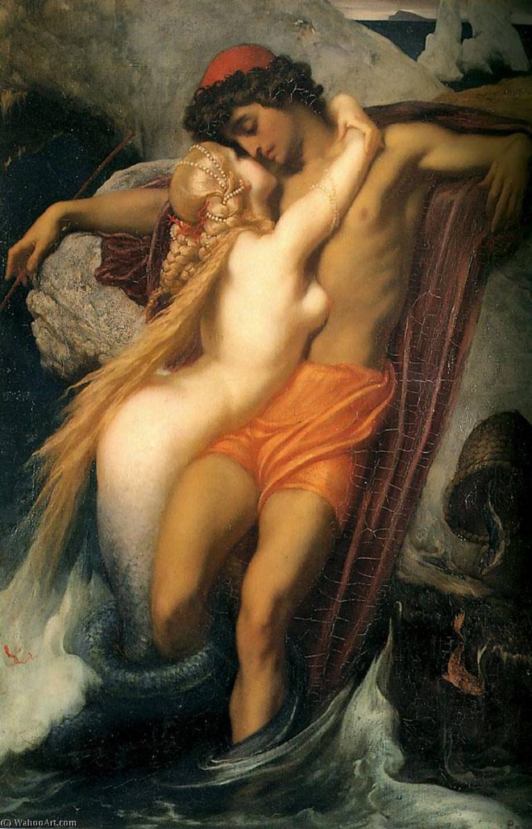 The Fisherman And The Syren — Sir Frederic Lord Leighton