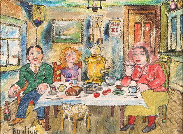 Tea Party — Давид Бурлюк