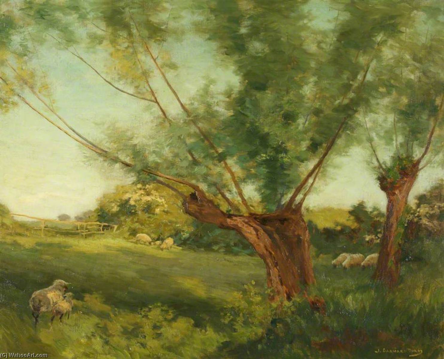 Bibury, Cotswold Hills — Joseph Barnard Davis