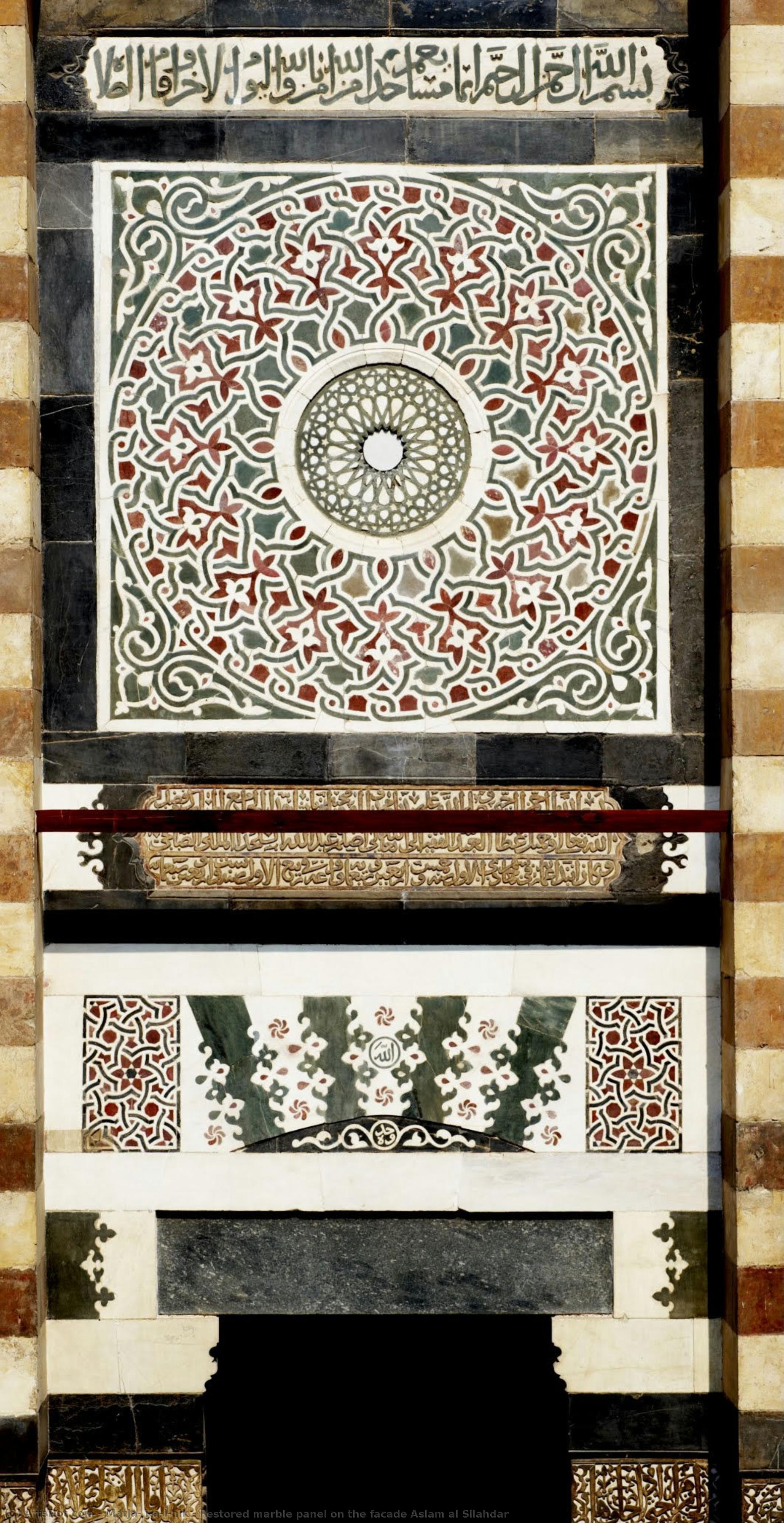Restored Marble Panel On The Facade Aslam Al Silahdar — Matjaž Kačičnik