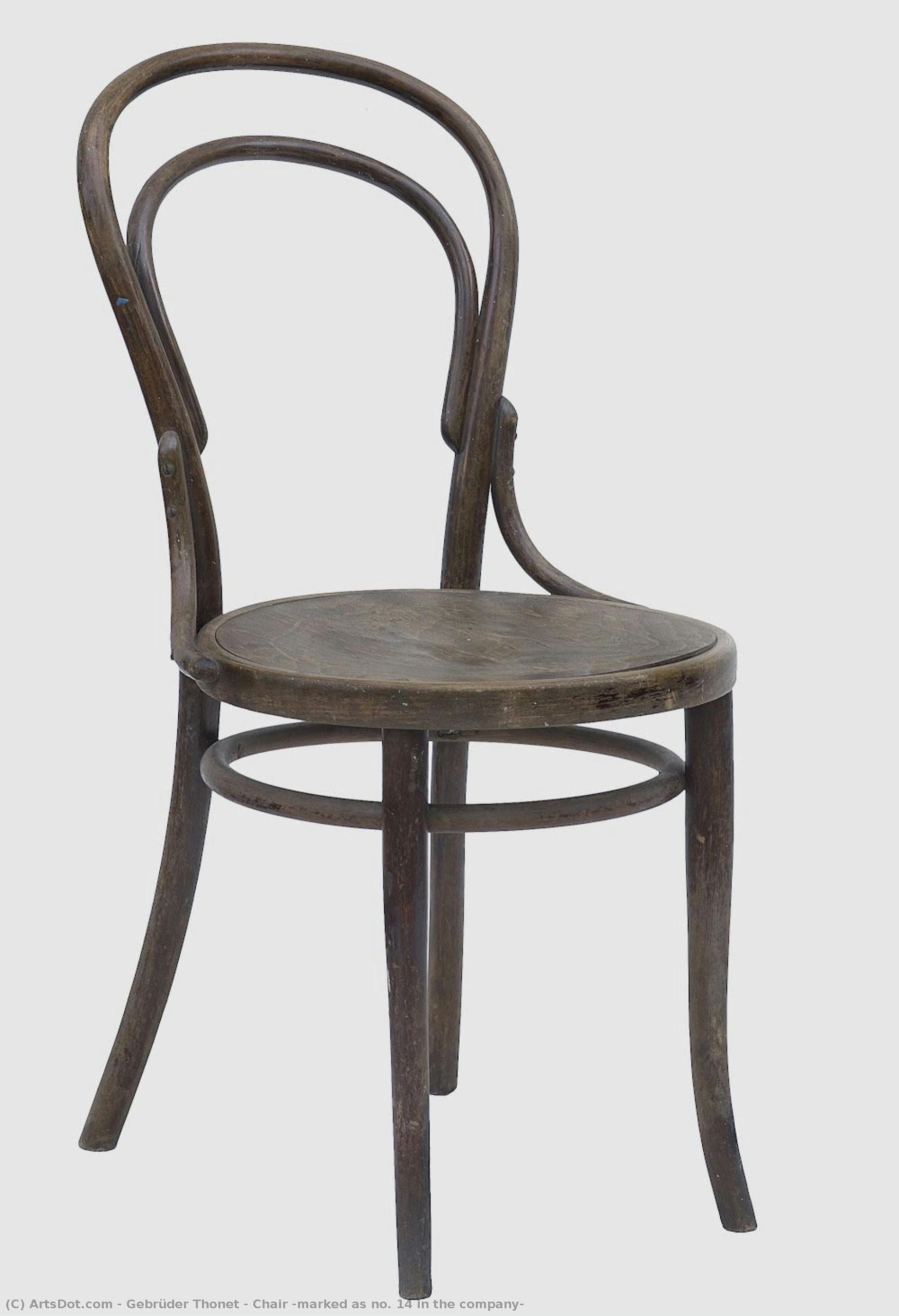 Chair (marked As No. 14 In The Company — Gebrüder Thonet