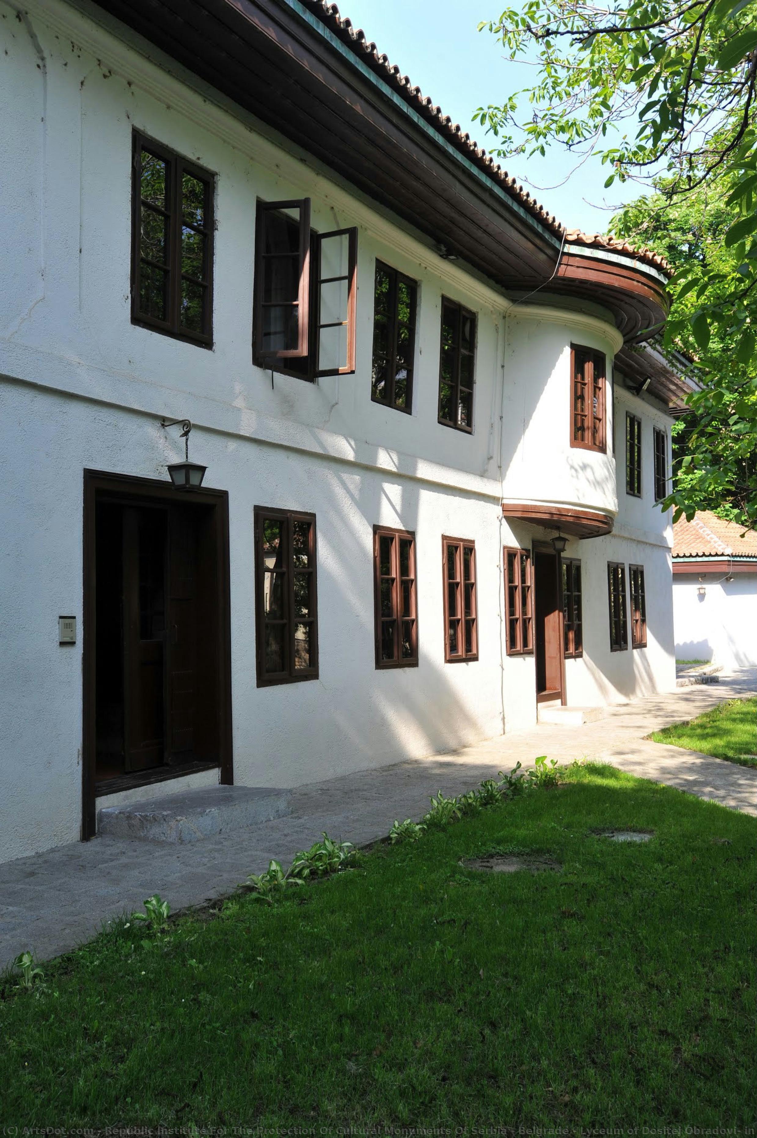 Lyceum Of Dositej Obradović In Belgrade — Republic Institute For The Protection Of Cultural Monuments Of Serbia - Belgrade