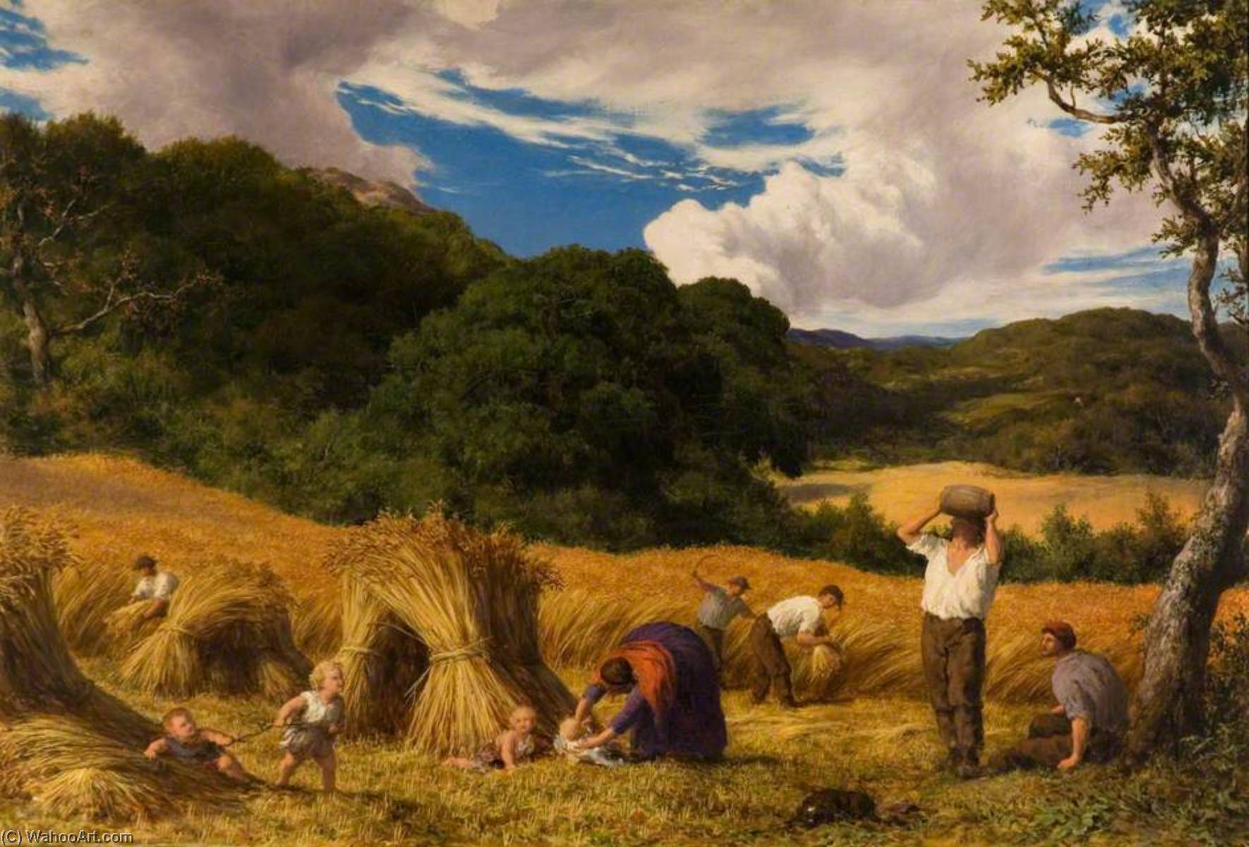 Cornfield In Surrey — William Linnell
