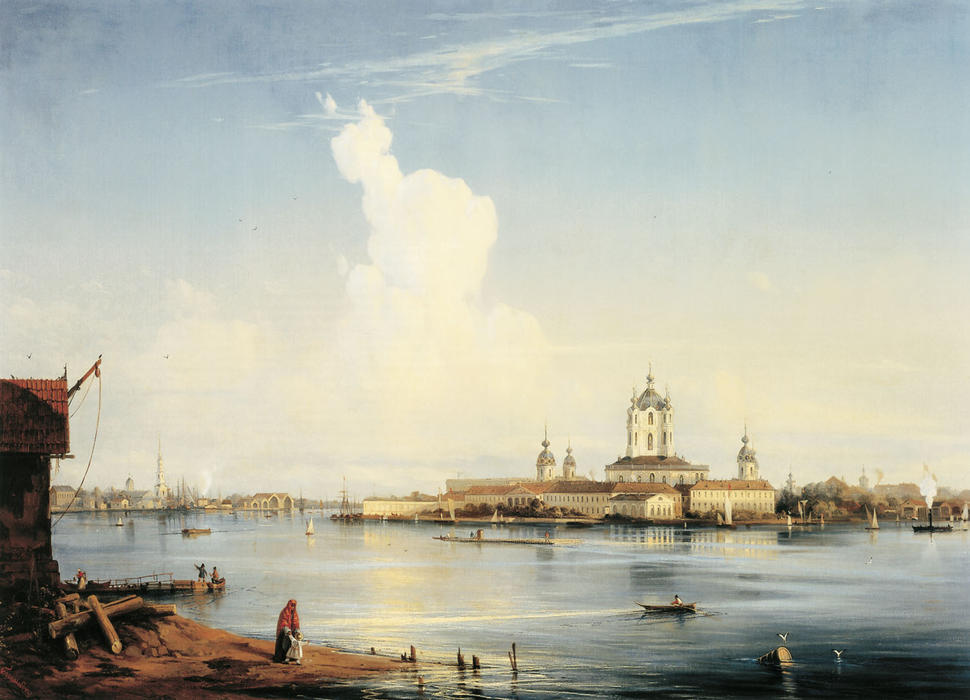 Smolny As Seen From Bolshaya Okhta — Alexei Petrovich Bogoliubov