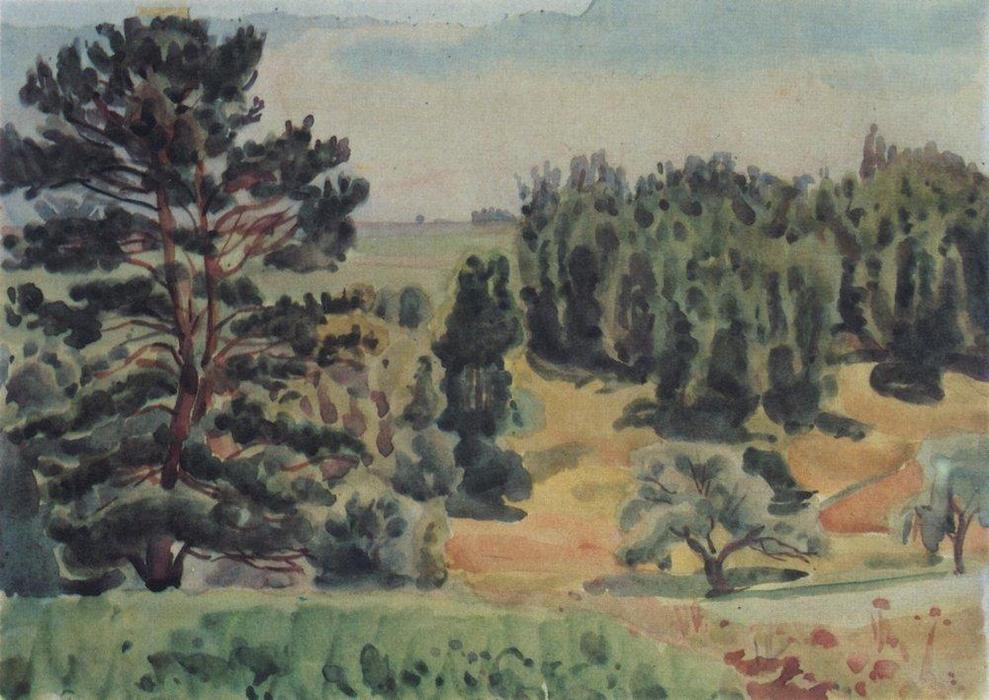 View Of The Tarusa Surroundings — Konstantin Fyodorovich Bogaevsky
