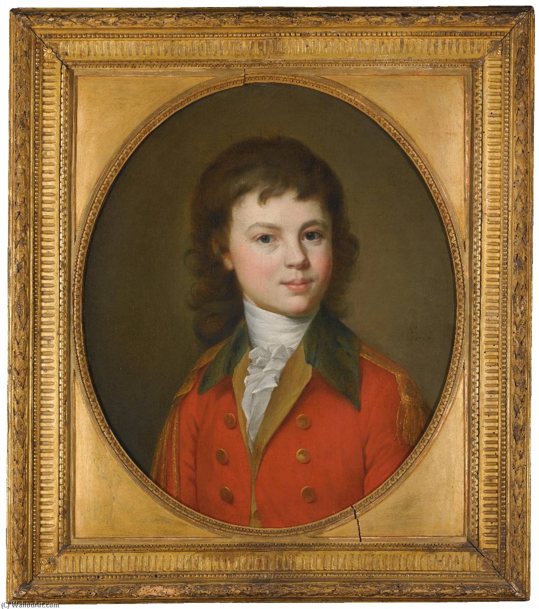 A Portrait Of Count Paul Alexandrovich Stroganoff, Aged 15 — Jean Voille