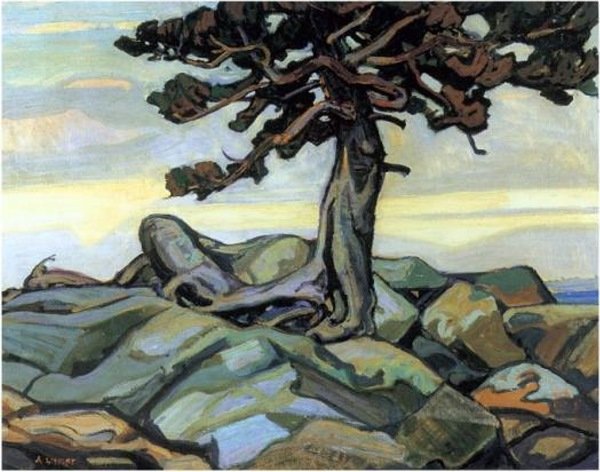 Pine Tree And Rocks — Артур Лисмер