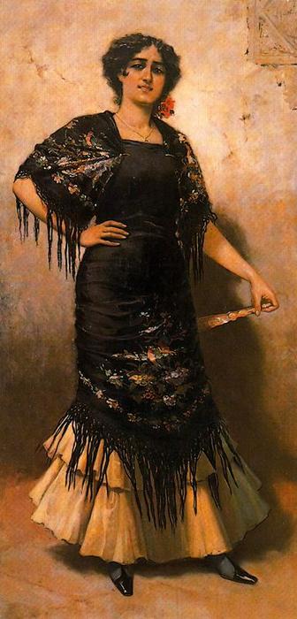 Sevillian With A Shawl — José Villegas Cordero