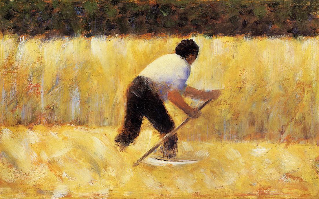 The Mower — Georges Pierre Seurat