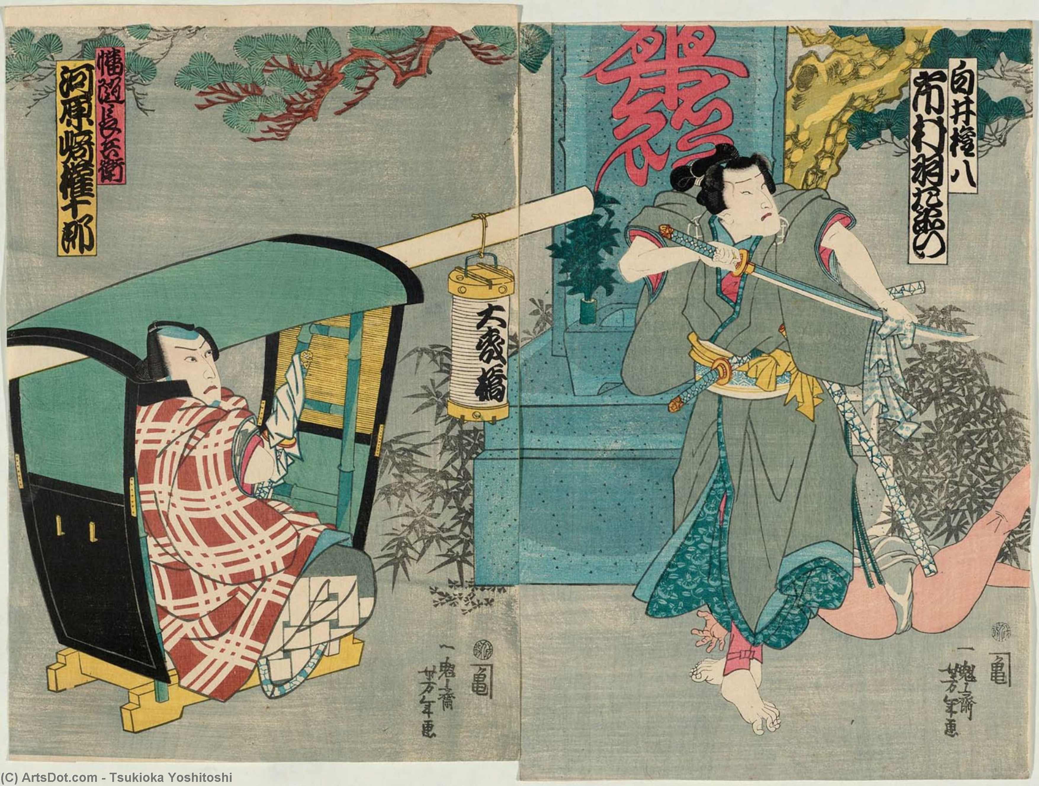 Actors Ichimura Uzaemon — Tsukioka Yoshitoshi