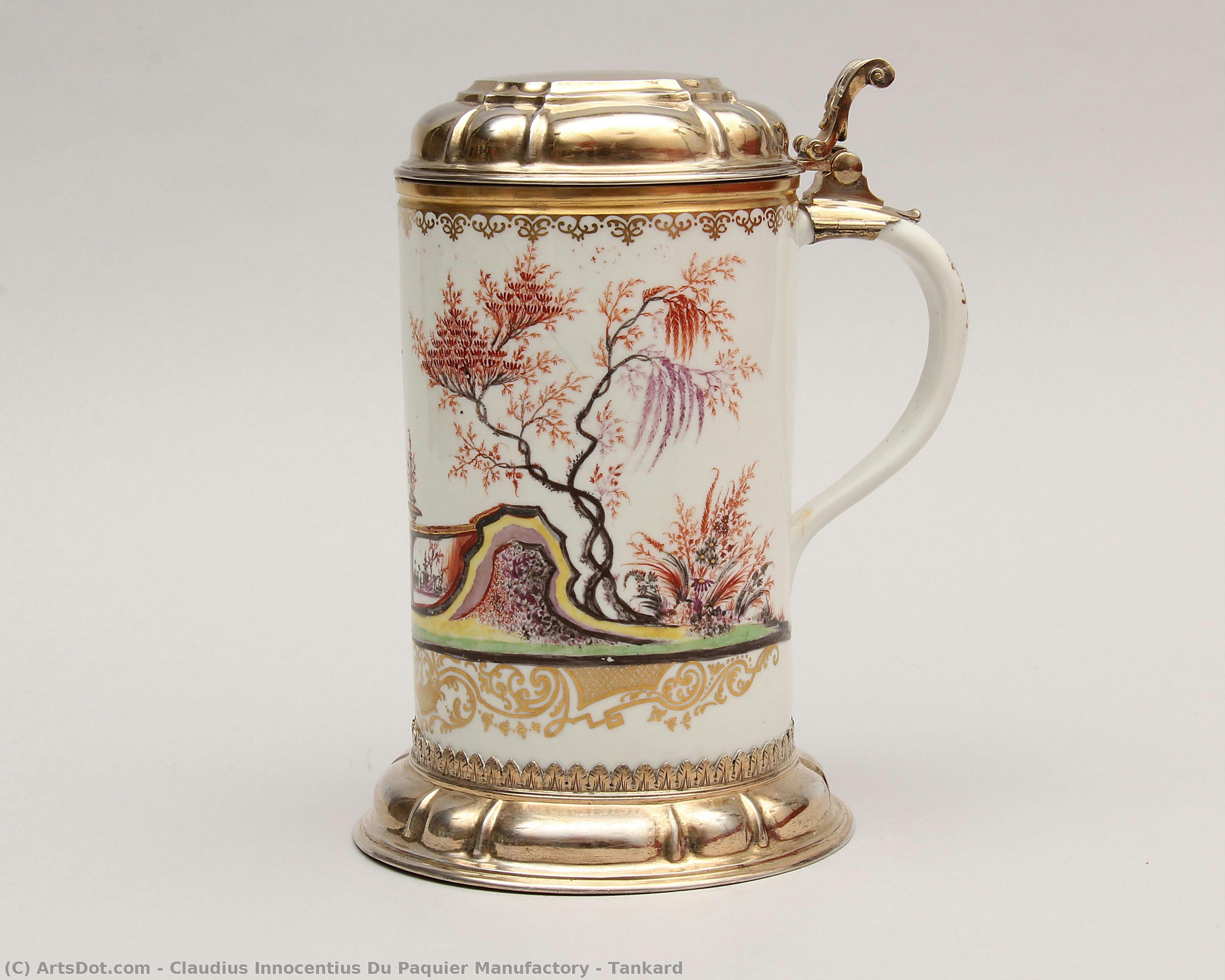 Tankard — Claudius Innocentius Du Paquier Manufactory