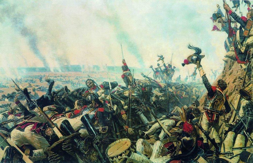 The End Of Borodino Battle — Vasily Vasilevich Vereshchagin