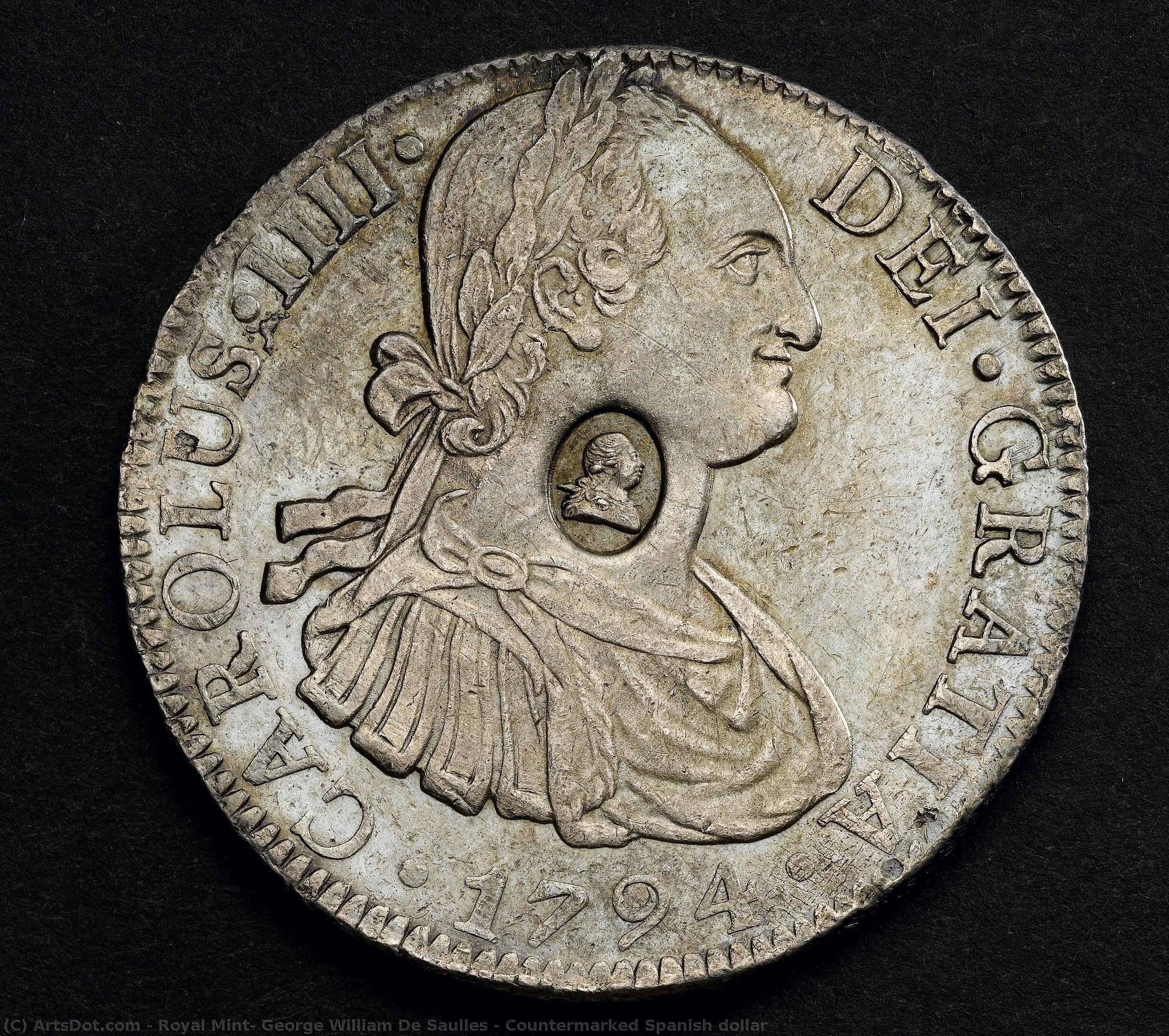Countermarked Spanish Dollar — Džordž Vilijam De Soj, Kraljska Kovnica