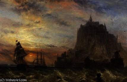 Mont St. Michel, Normandy — Claude Thomas Stanfield Moore