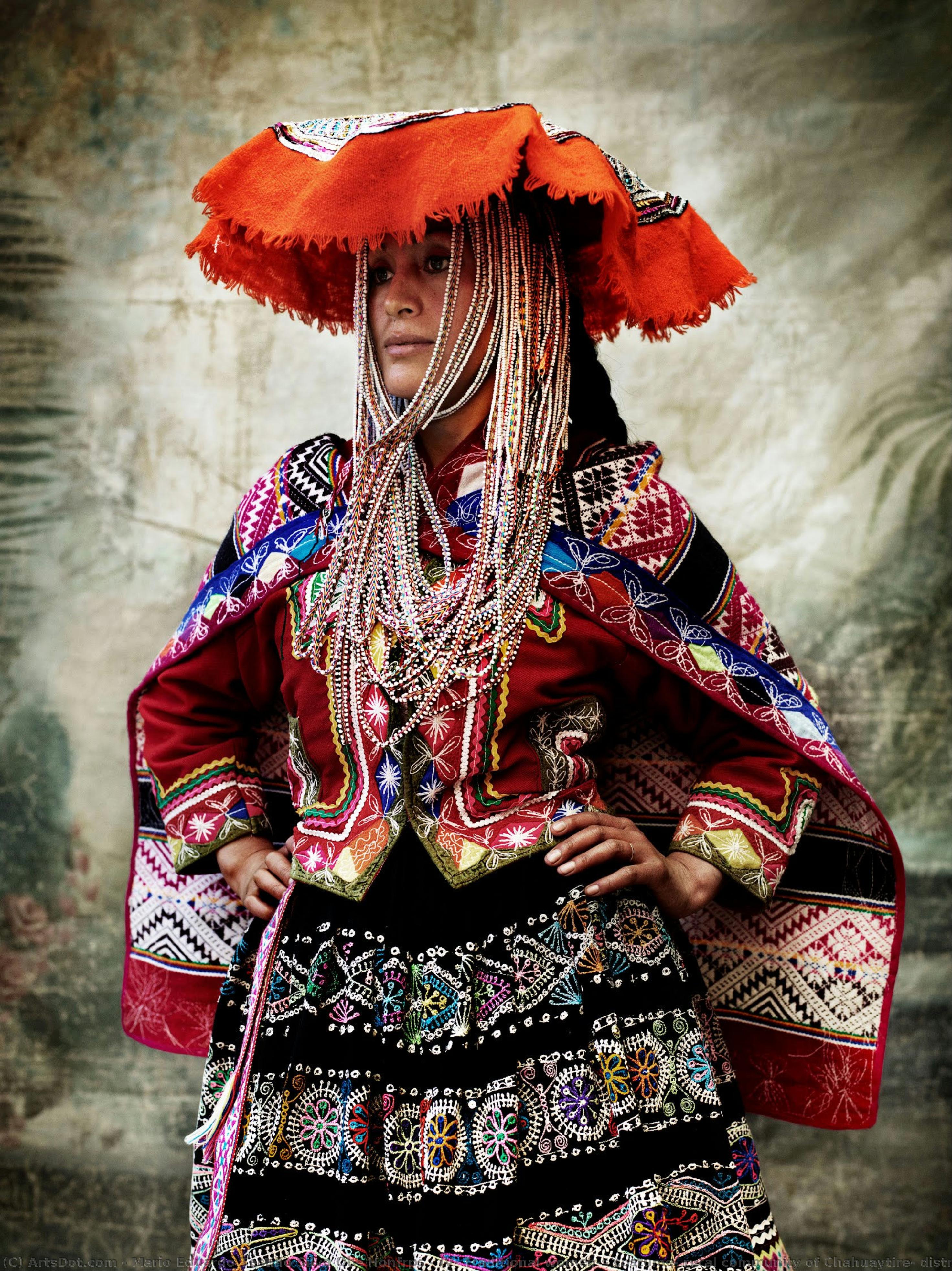 Iv, Traditional Women’s Costume, Rural Community Of Chahuaytire, District Of Pisac, Province Of Calca, Cusco, Peru 2012 — Mario Testino