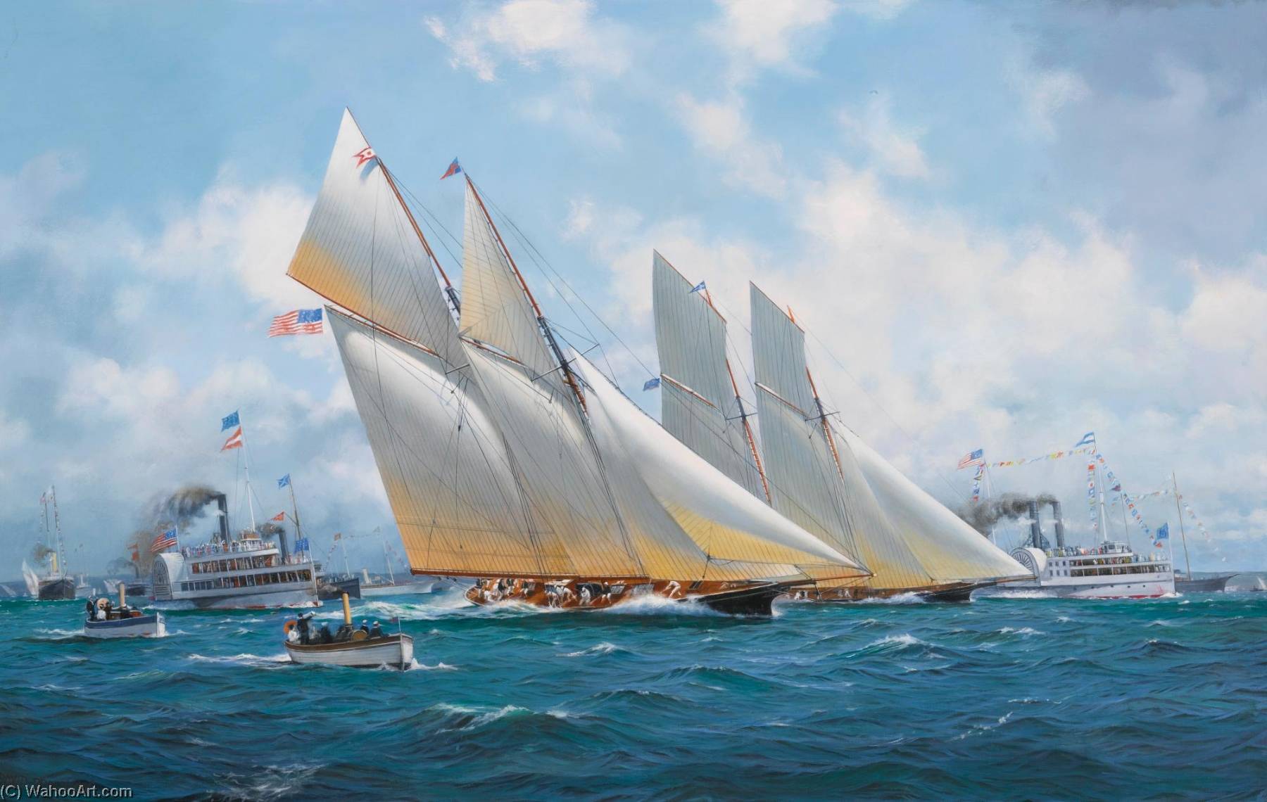 America's Cup, 1870, Magic Versus Cambria — David Brackman