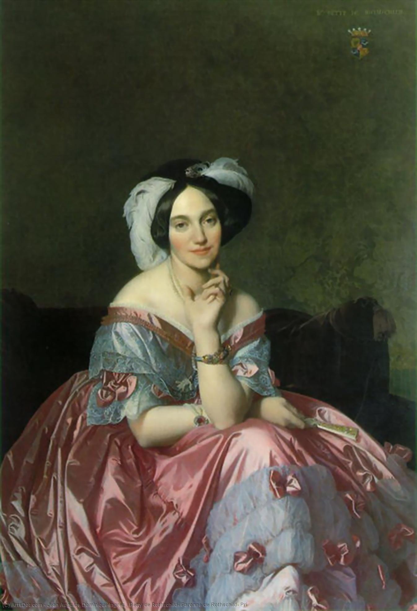 Betty De Rothschild, Baronne De Rothschild, Pri — Jean-auguste-dominique Ingres