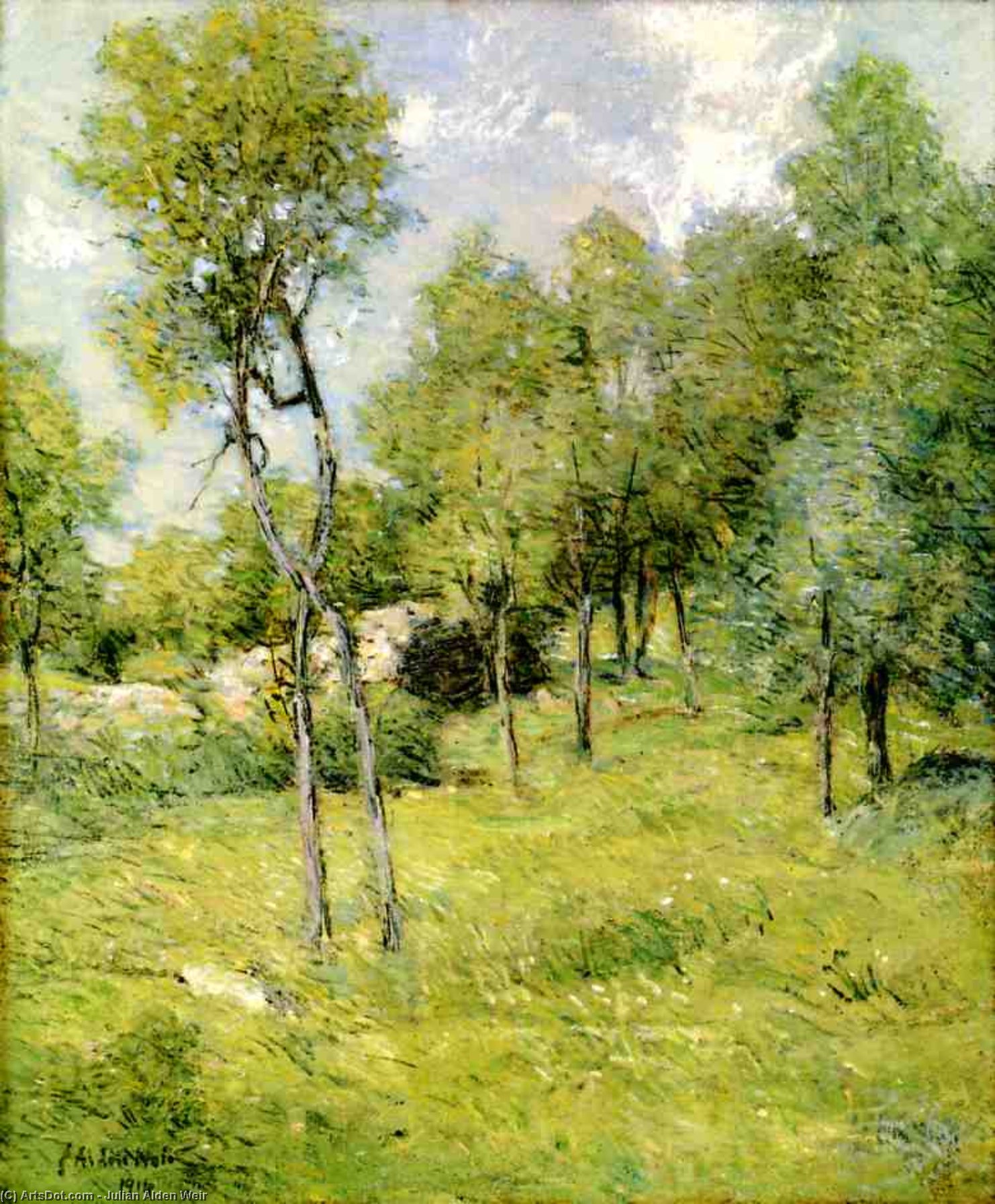 Midsummer Landscape — Julian Alden Weir