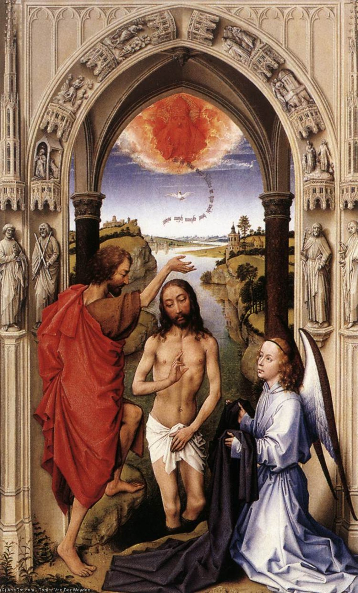 Retablo De San Juan (panel Central) — Rogier Van Der Weyden