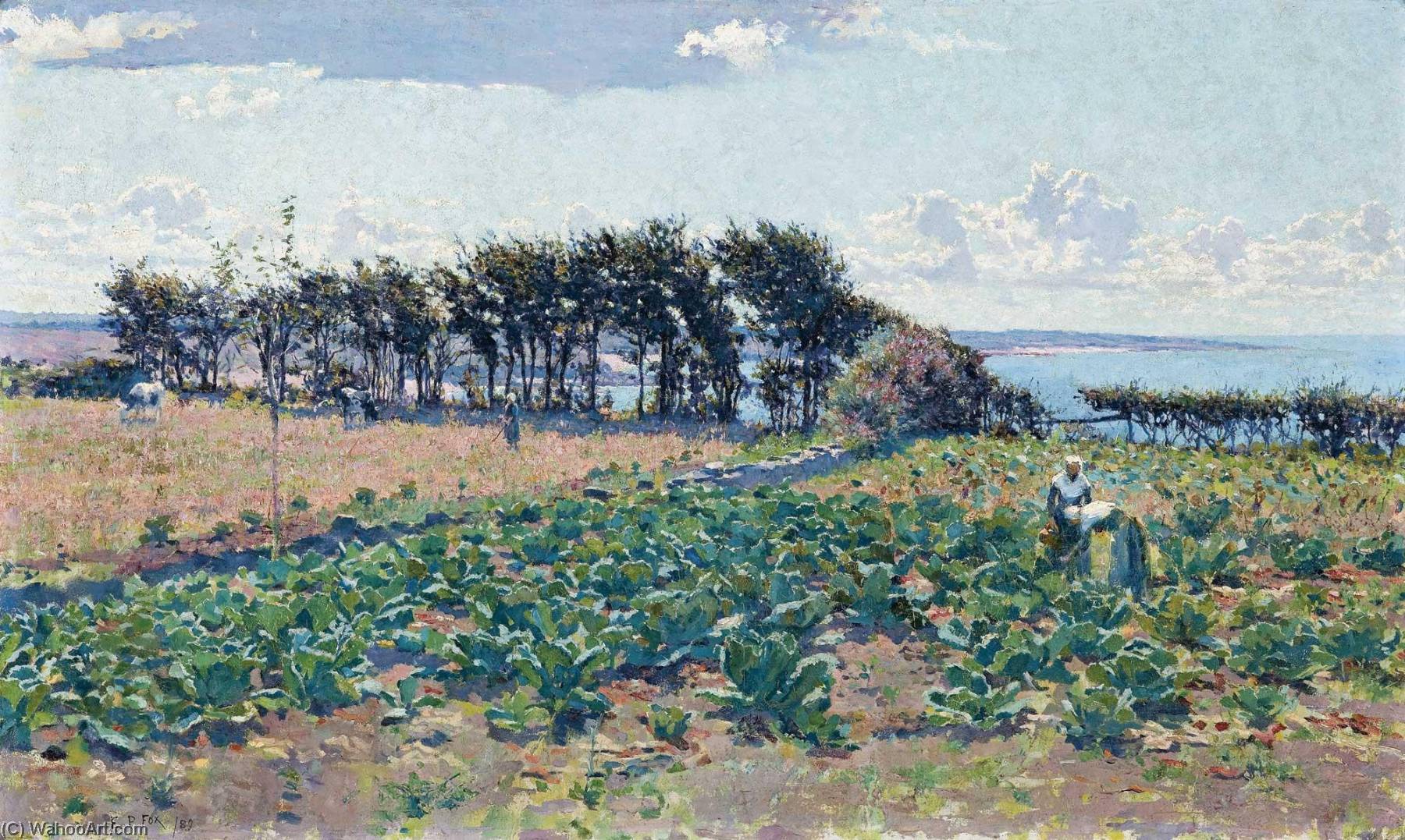 The Cabbage Patch — Emanuel Phillips Fox