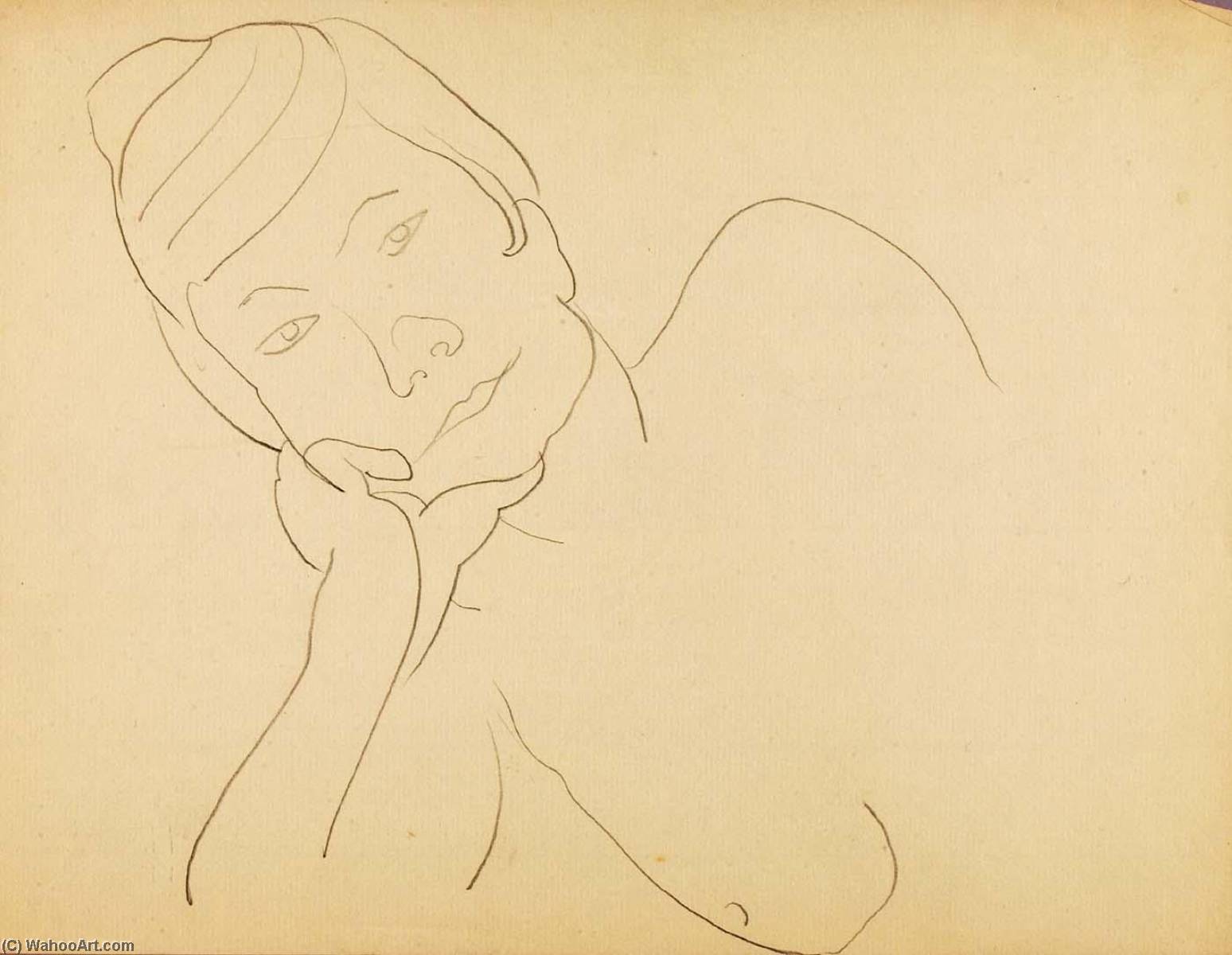 (head Of Odalisque) — Marguerite Zorach