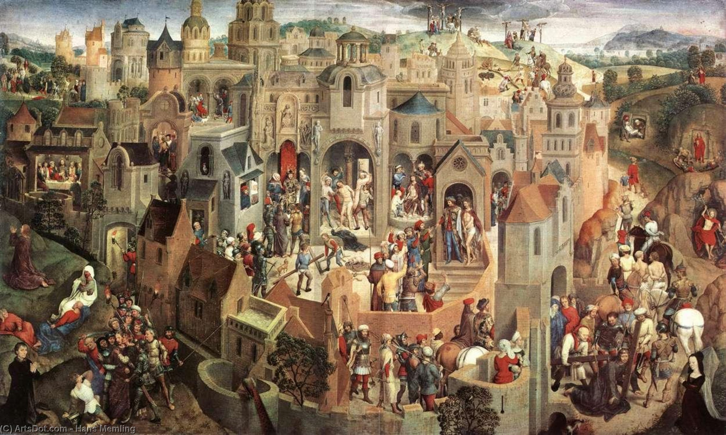 Scenes From The Passion Of Christ — Memling, Hans