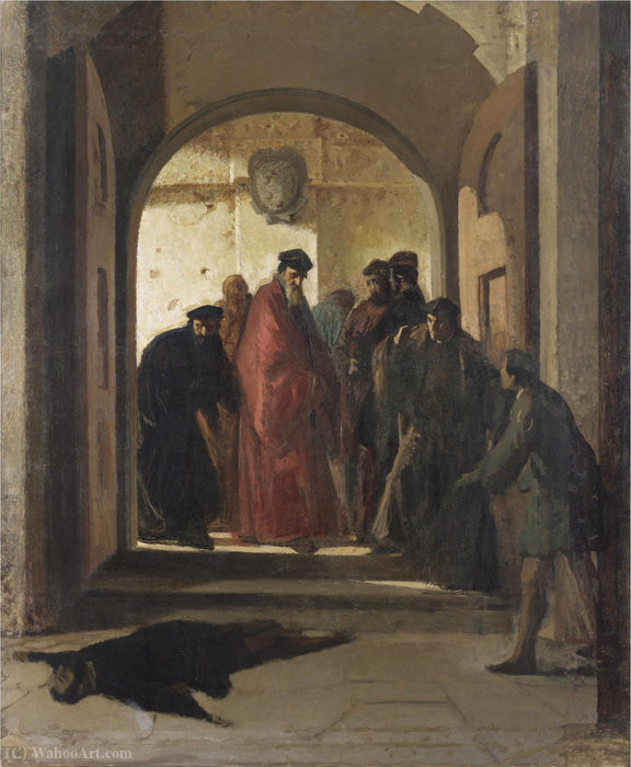 The Discovery Of The Corpse Of Lorenzino De Medici (the Conspiracy) — Cristiano Banti