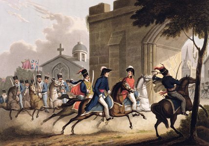 Entrance Of Lord Wellington Into Salamanca — William Heath