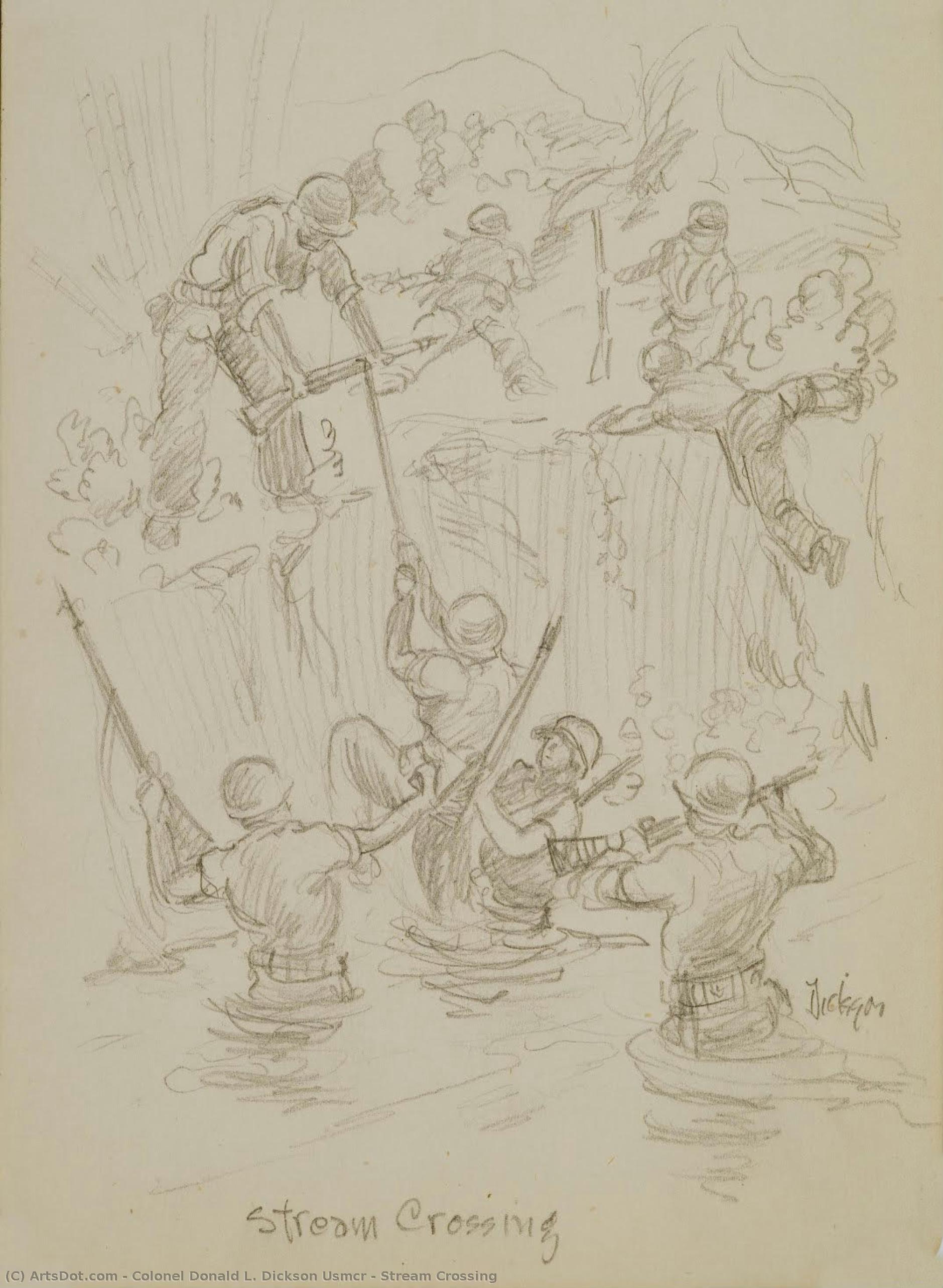 Stream Crossing — Colonel Donald L. Dickson Usmcr