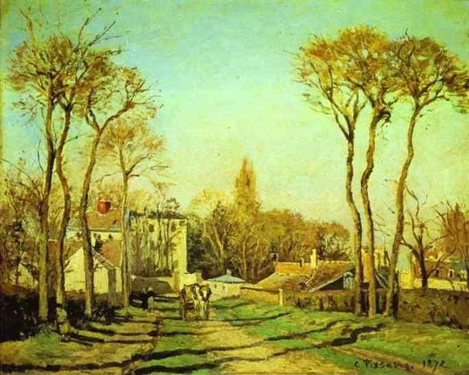 Entrance To The Village Of Voisins — Kamij Pisaro
