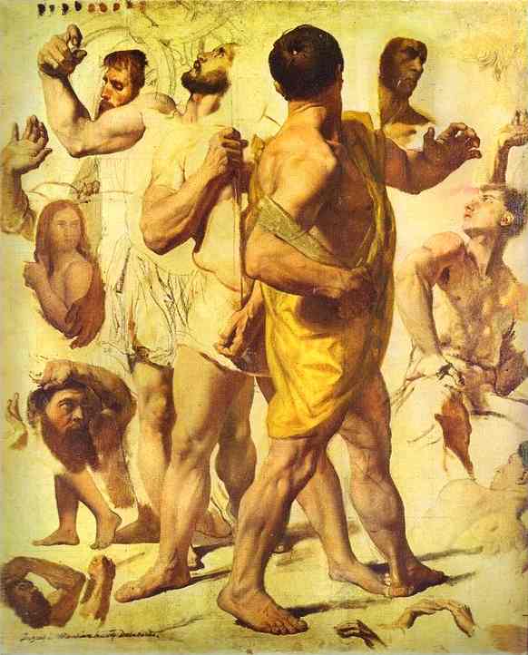 Study For The Martyrdom Of St. Symphorien — Jean-auguste-dominique Ingres