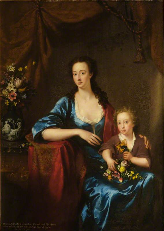 Anne (1713–1791), Countess Of Aberdeen, And Her Son, Lord William Gordon Of Fyvie (1736–1816) (after William Mosman) — James Giles