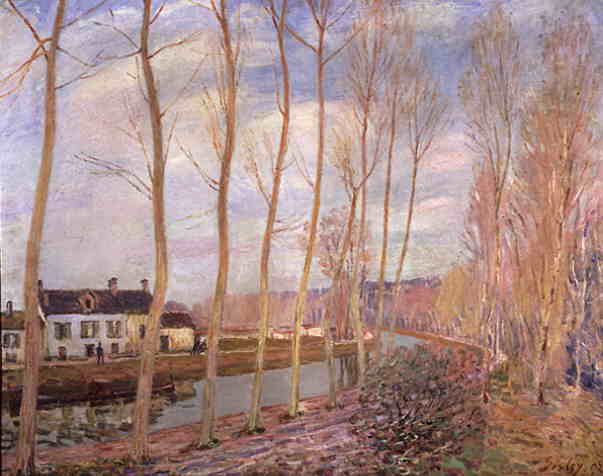 Canal Loing — Alfred Sisley