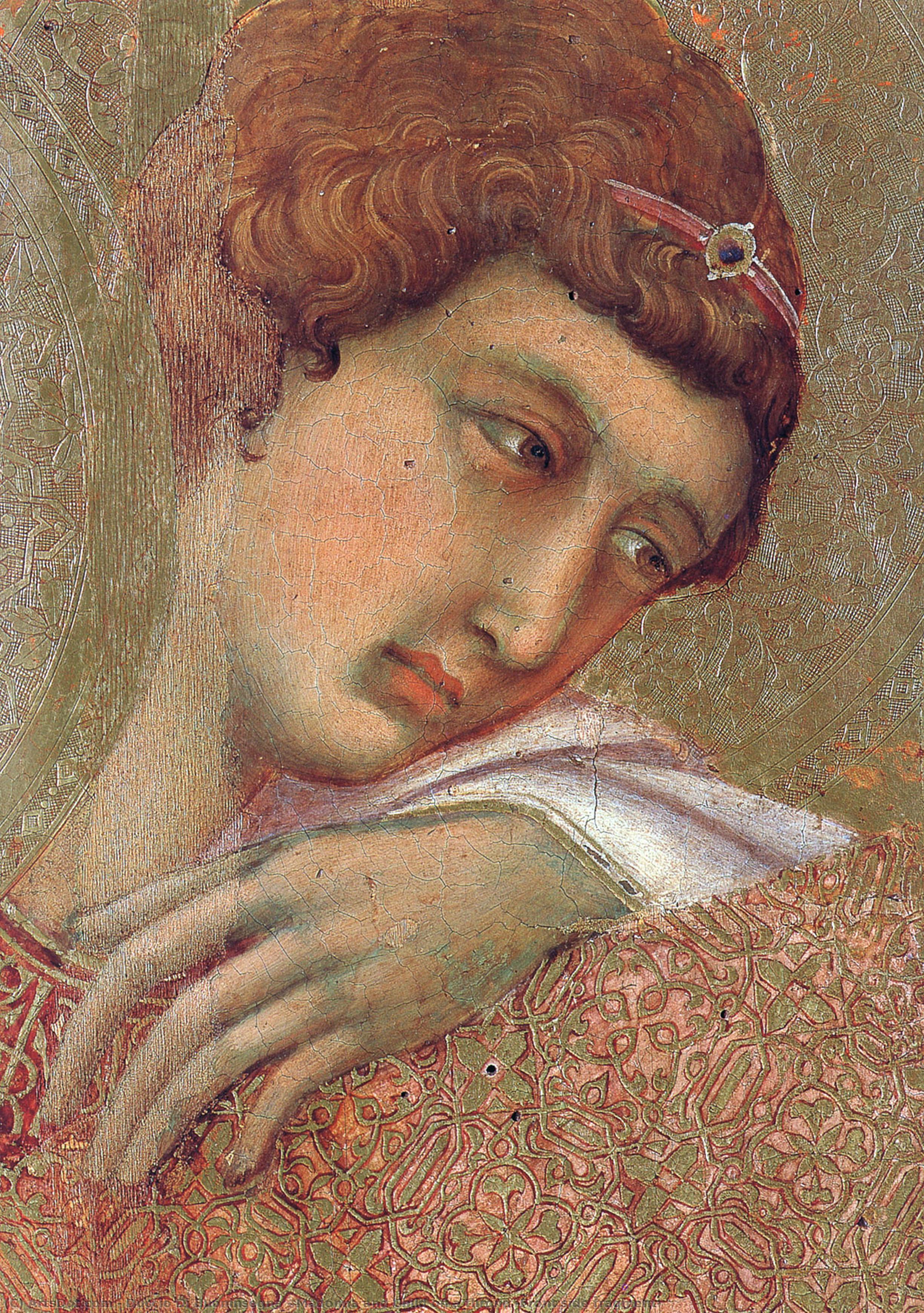 Madonna And Child On A Throne (front Side Fragment) — Duccio Di Buoninsegna