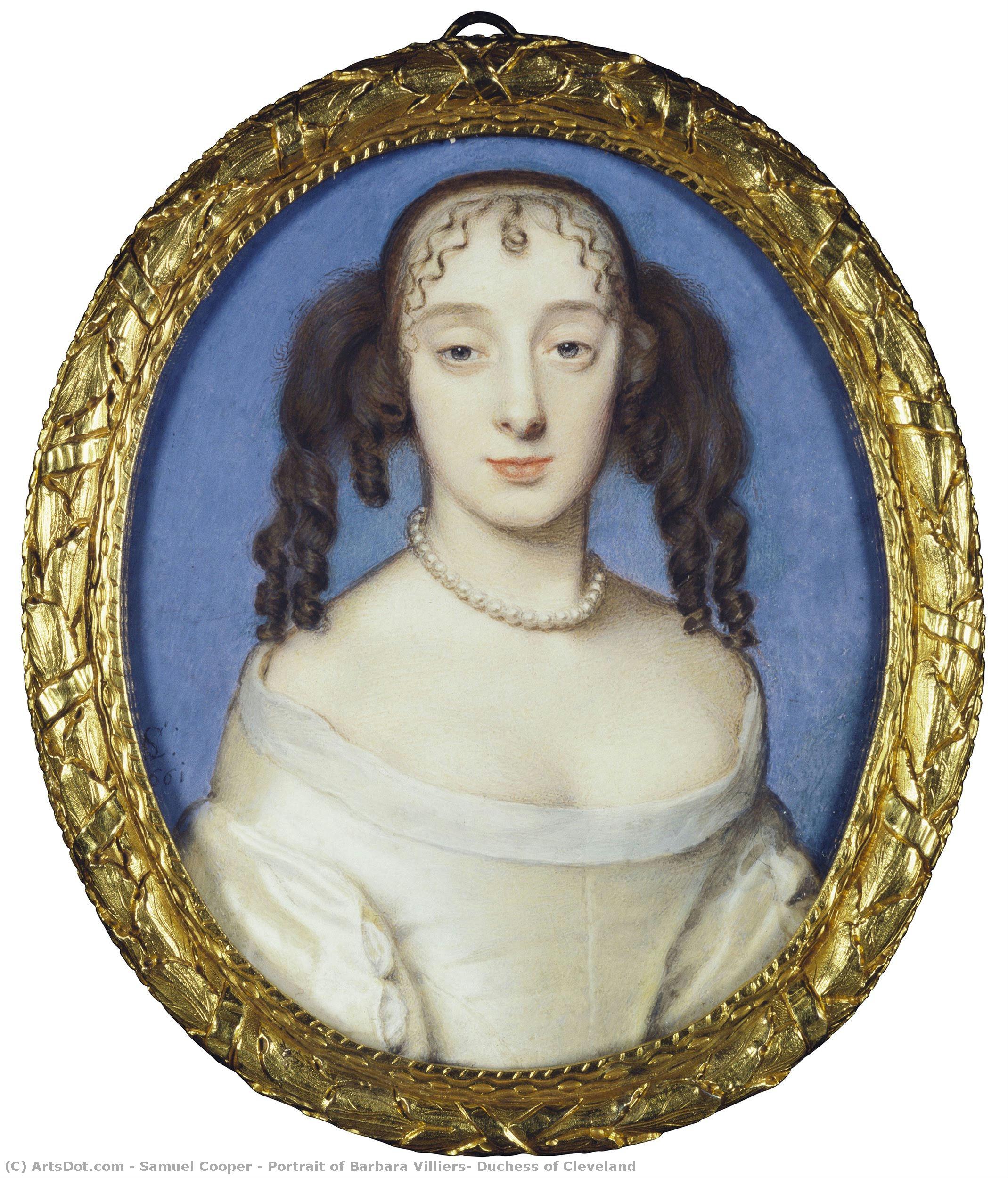 Portrait Of Barbara Villiers, Duchess Of Cleveland — Samuel Cooper
