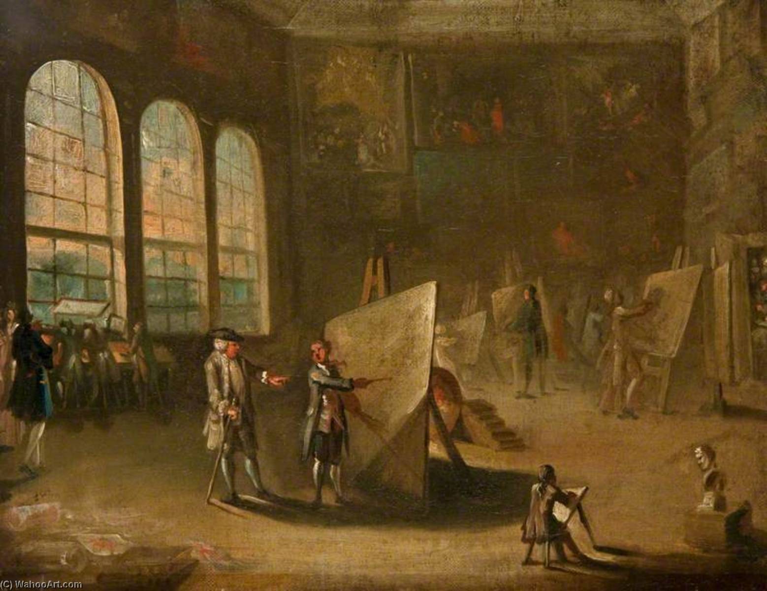 The Interior Of The Foulis Academy Of Fine Arts — David Allan