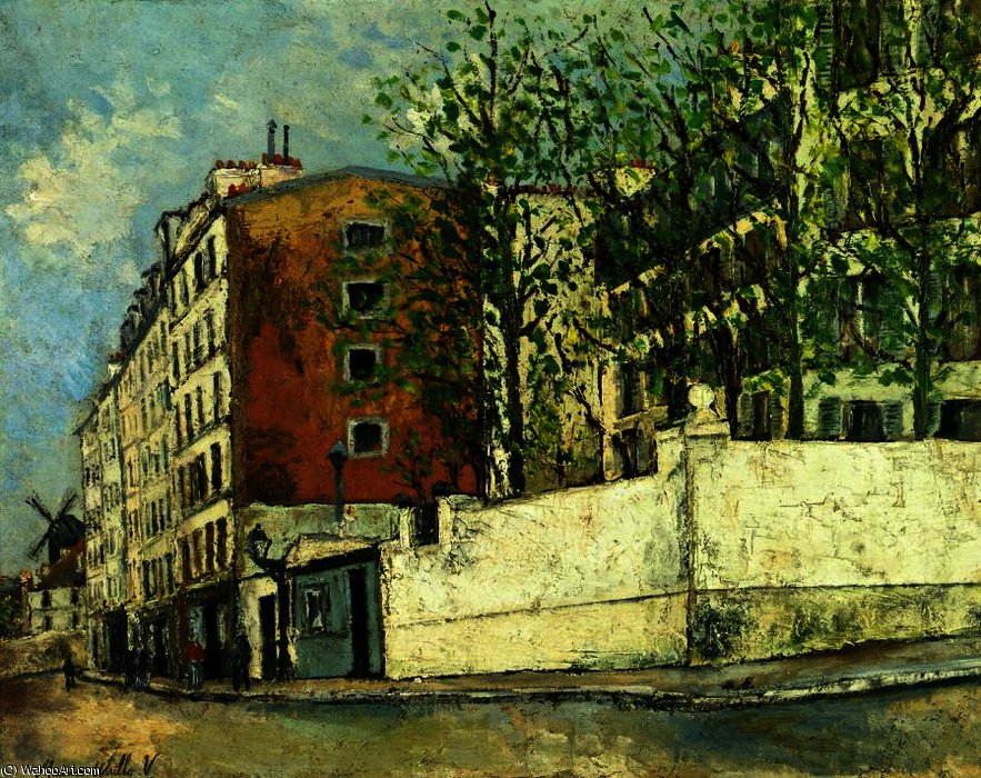 Rue Orchampt In Montmarte — Утрилло