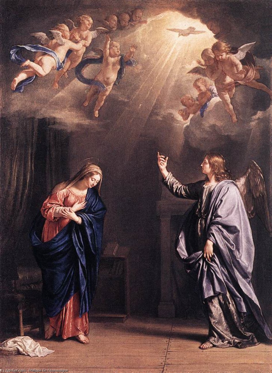 Annunciation — Филипп Де Шампань