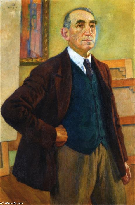 Self Portrait In A Green Waistcoat — Theo Van Rysselberghe