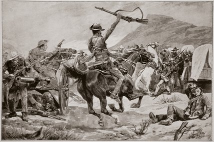 Charge Of The Bushmen And New Zealanders — Richard Caton Woodville