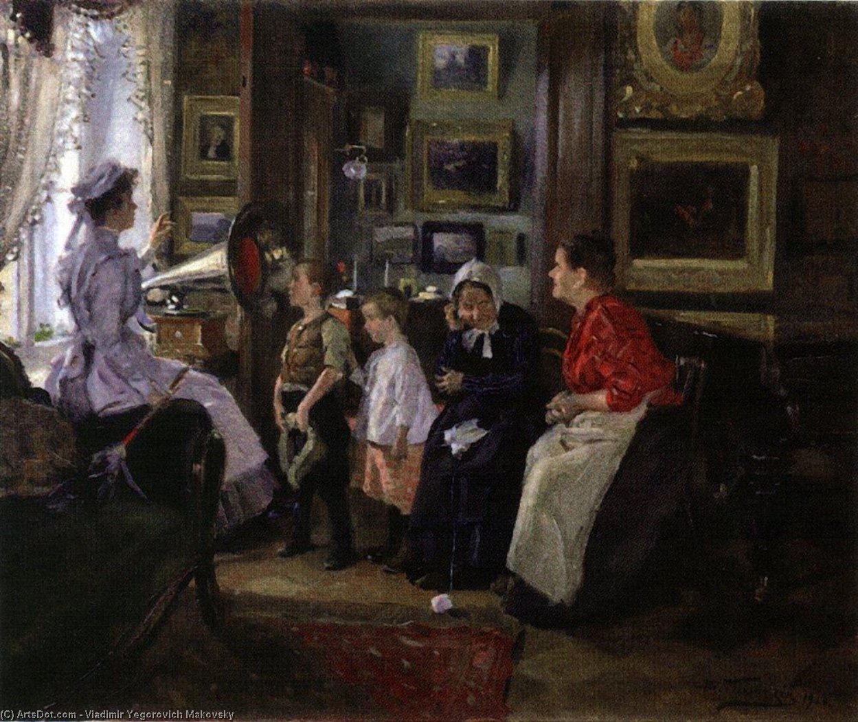 They Listen The Gramophone — Wladimir Jegorowitsch Makowski
