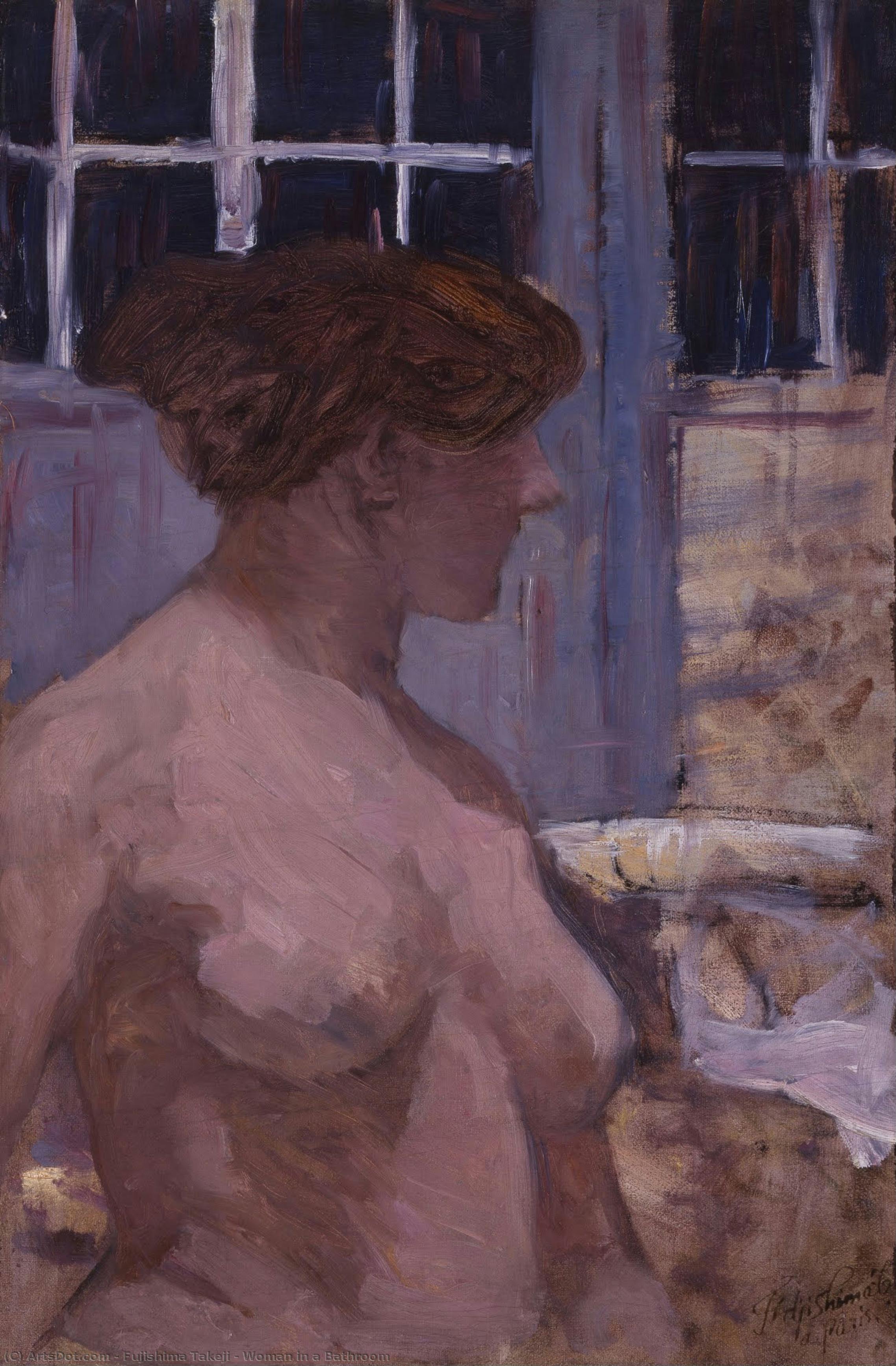 Woman In A Bathroom — Fujishima Takeji