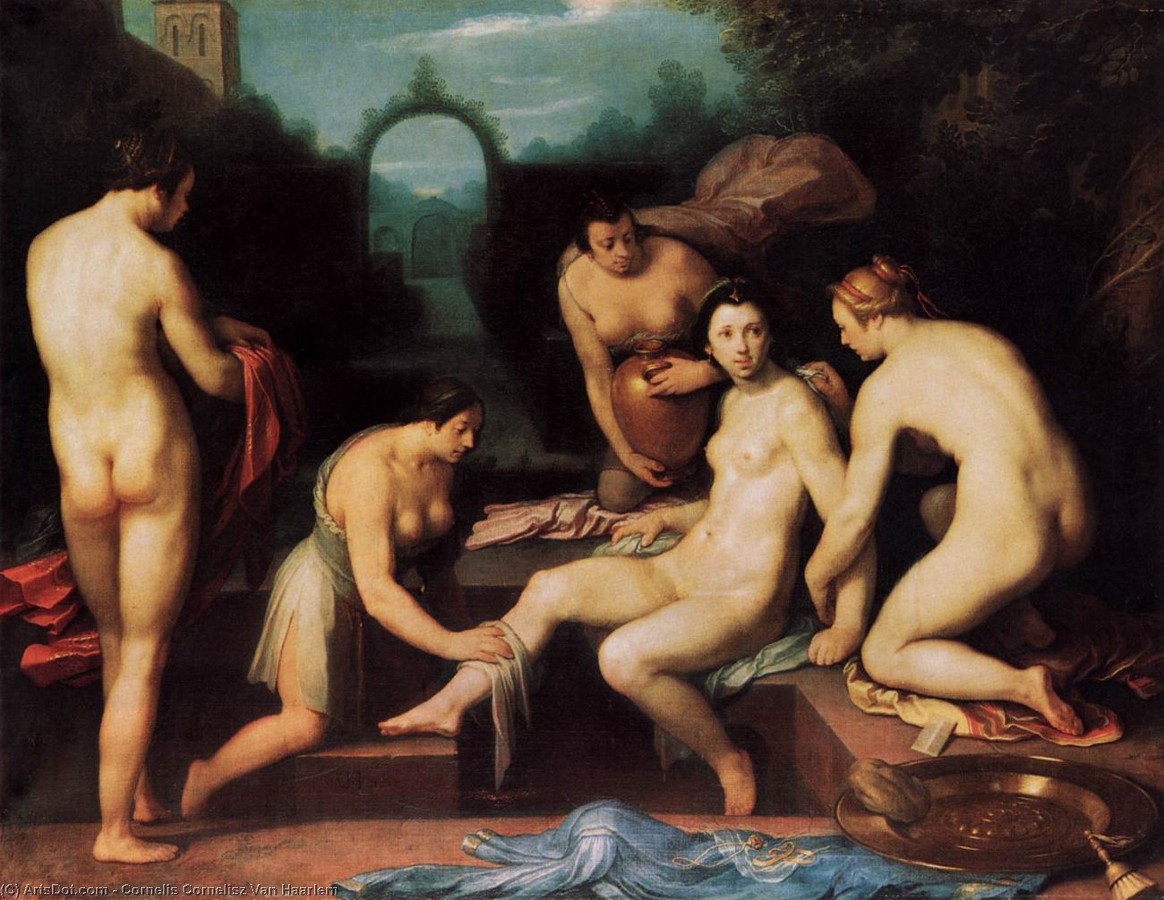 Bathsheba — Корнелис Ван Харлем