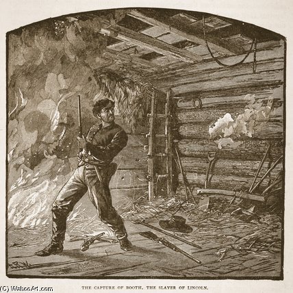 The Capture Of Booth — Alfred Rudolph Waud