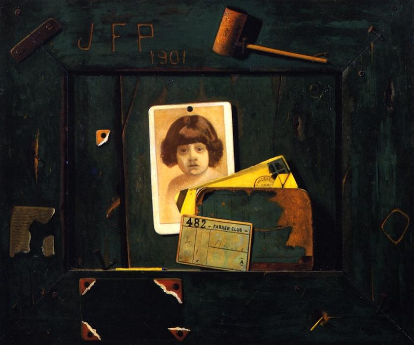 Portrait Of The Artist's Daughter — John Frederick Peto