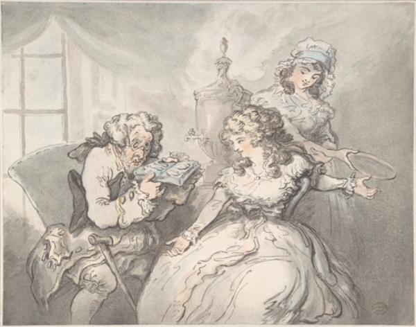 The Connoisseur — Thomas Rowlandson