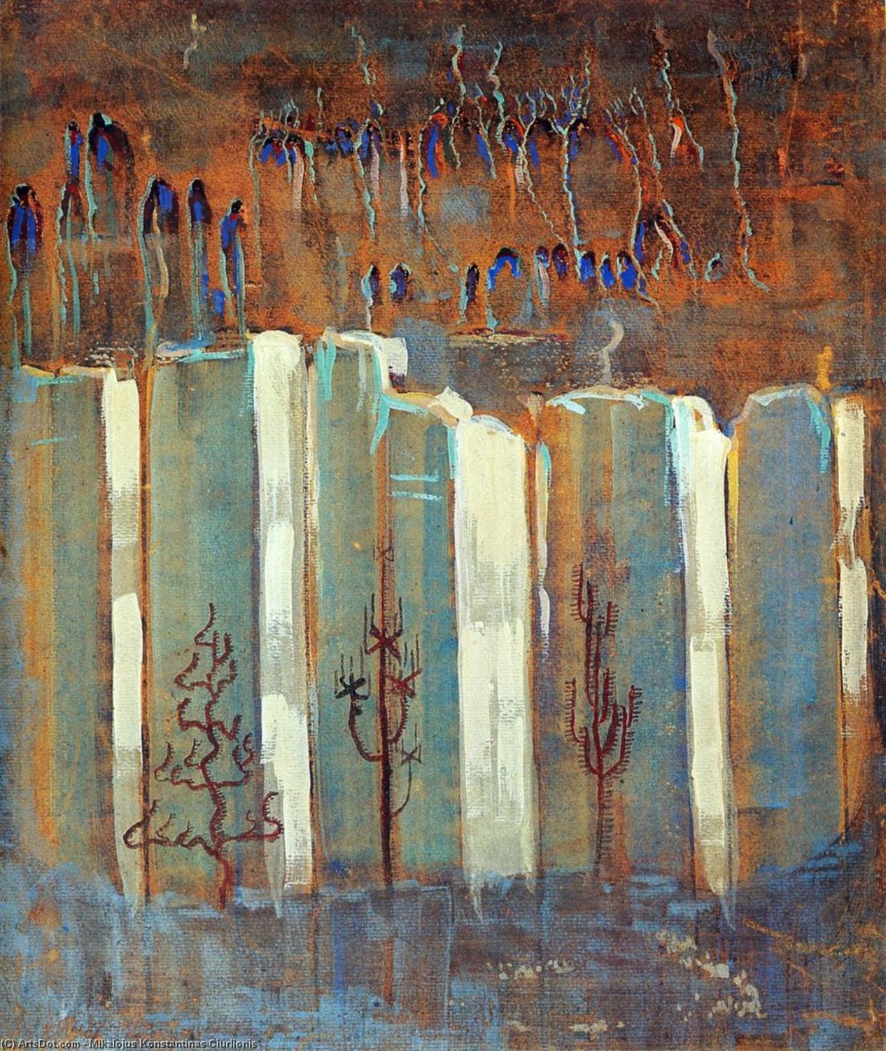 Winter (iii) — Mikalojus Konstantinas Čiurlionis