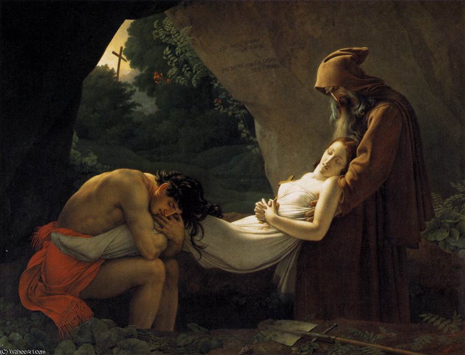 The Entombement Of Atala — Anne-louis Girodet